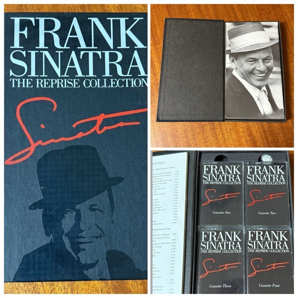 Vintage Frank Sinatra The Reprise Collection 4 Cassette Box Set With Booklet